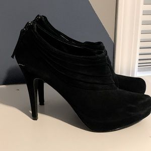 Le chateau high heel black bootie.